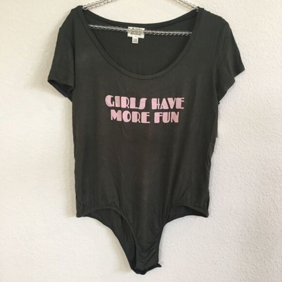 Project Social T Girls Have More Fun Bodysuit XL - Picture 3 of 8